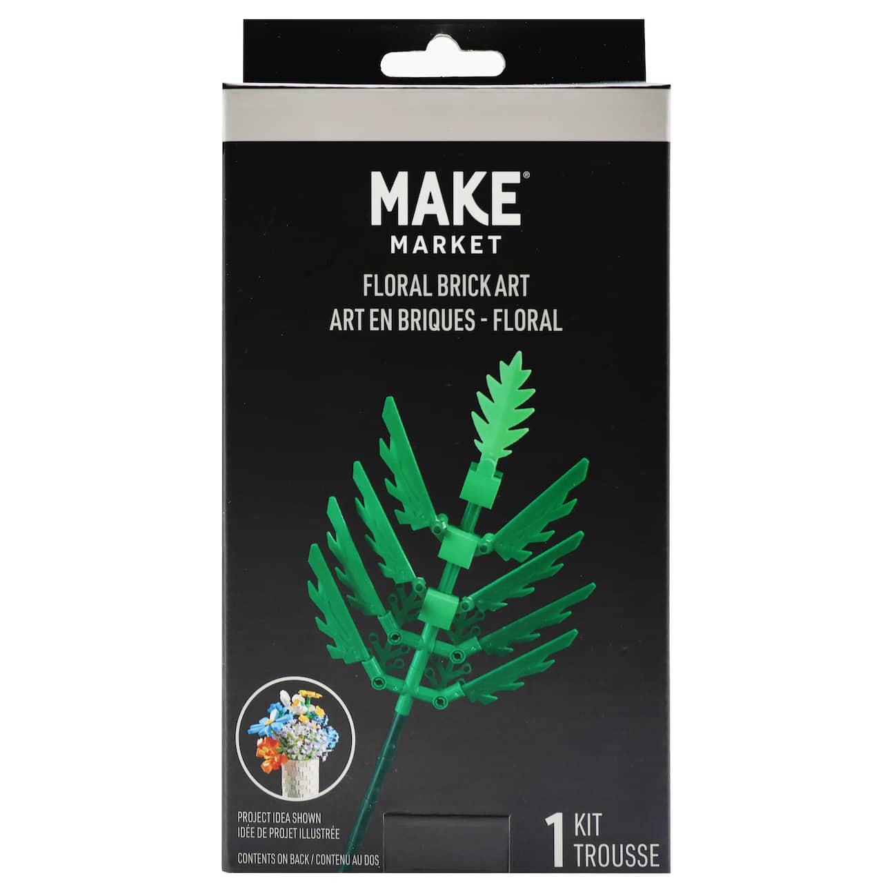 Areca Palm Floral Brick Art by Make Market®